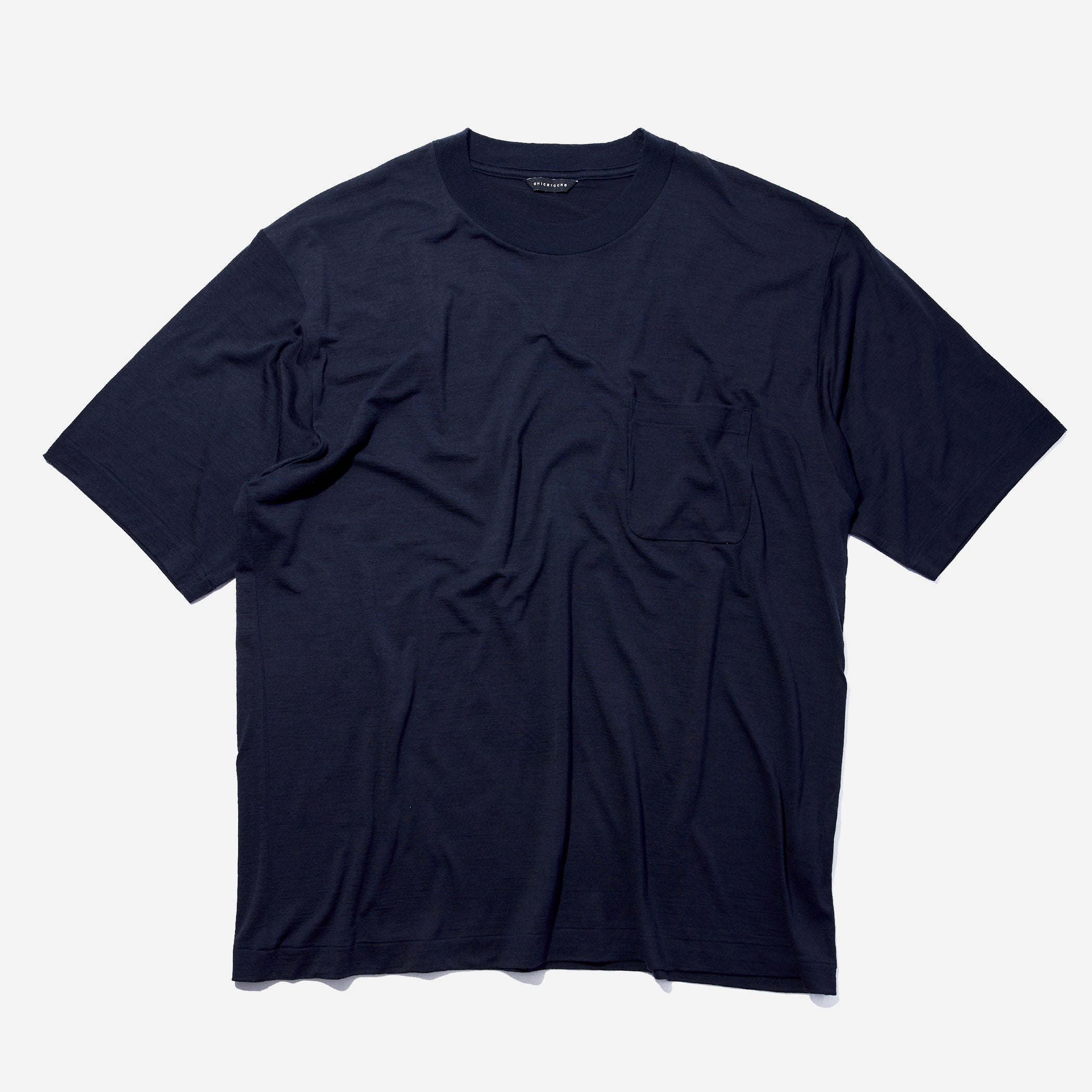 メリノウール100% クルーネック半袖Tシャツ 全2色 – CHICSTOCKS