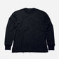 メリノウール100%  クルーネック長袖Tシャツ  全2色