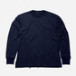 メリノウール100%  クルーネック長袖Tシャツ  全2色