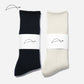 A.H×CHICSTOCKS  ウールリブソックス  全2色