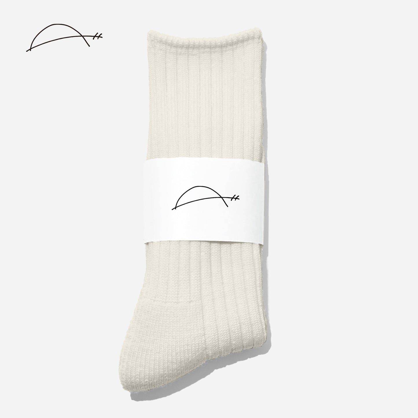 A.H×CHICSTOCKS  ウールリブソックス  全2色