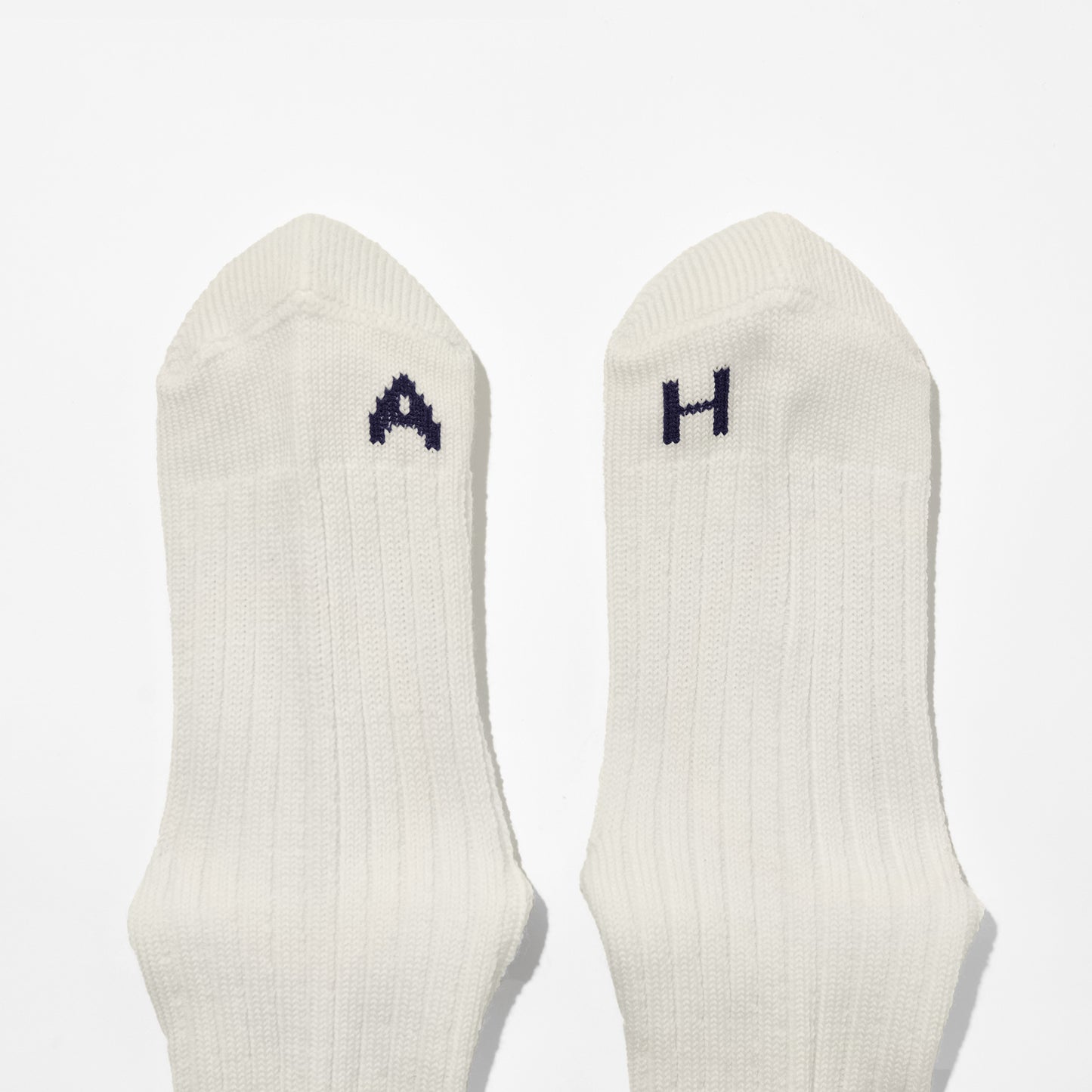 A.H×CHICSTOCKS  ウールリブソックス  全2色