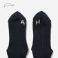 A.H×CHICSTOCKS  ウールリブソックス  全2色