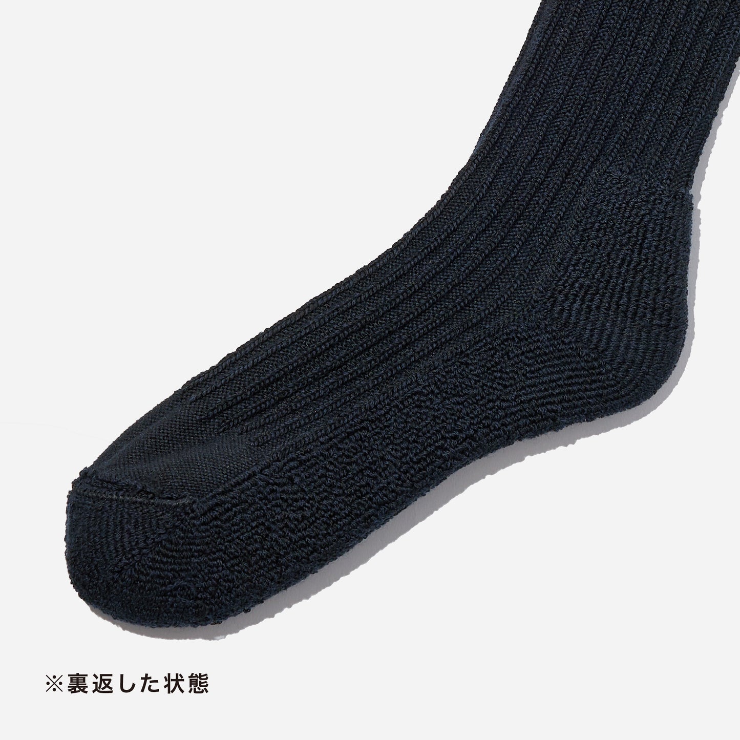 A.H×CHICSTOCKS  ウールリブソックス  全2色