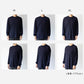 Ameriyas  メリノウール100%  クルーネック長袖Tシャツ  全2色