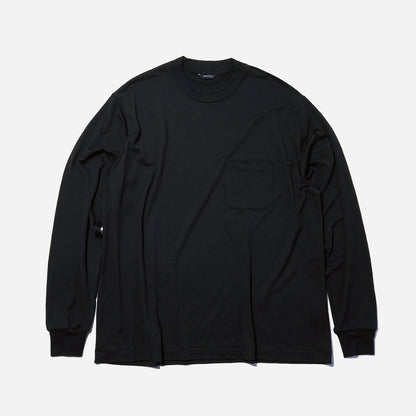 Ameriyas  メリノウール100%  クルーネック長袖Tシャツ  全2色