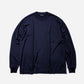 Ameriyas  メリノウール100%  クルーネック長袖Tシャツ  全2色