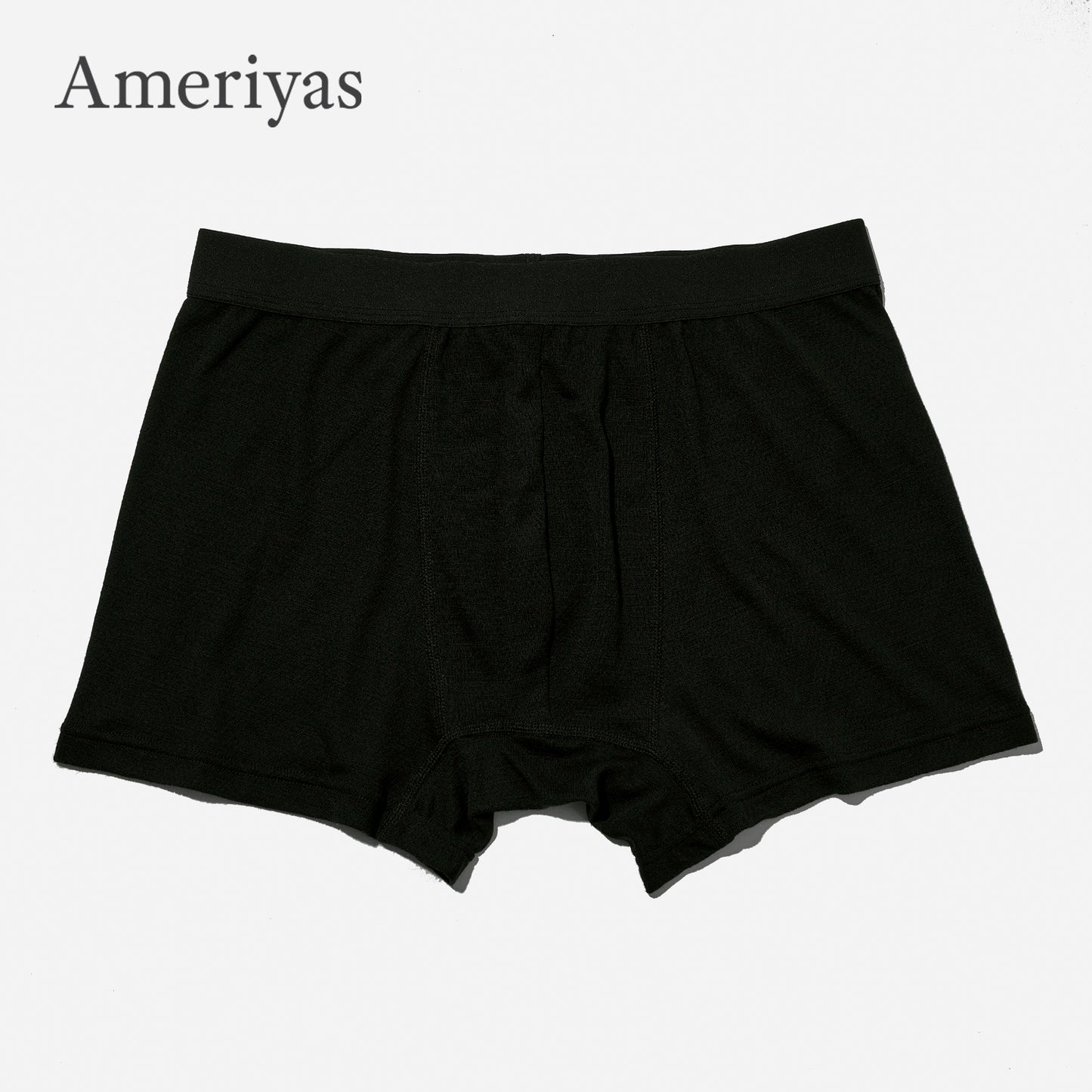 Ameriyas  メッシュ メリノウール  ボクサーブリーフ  全1色
