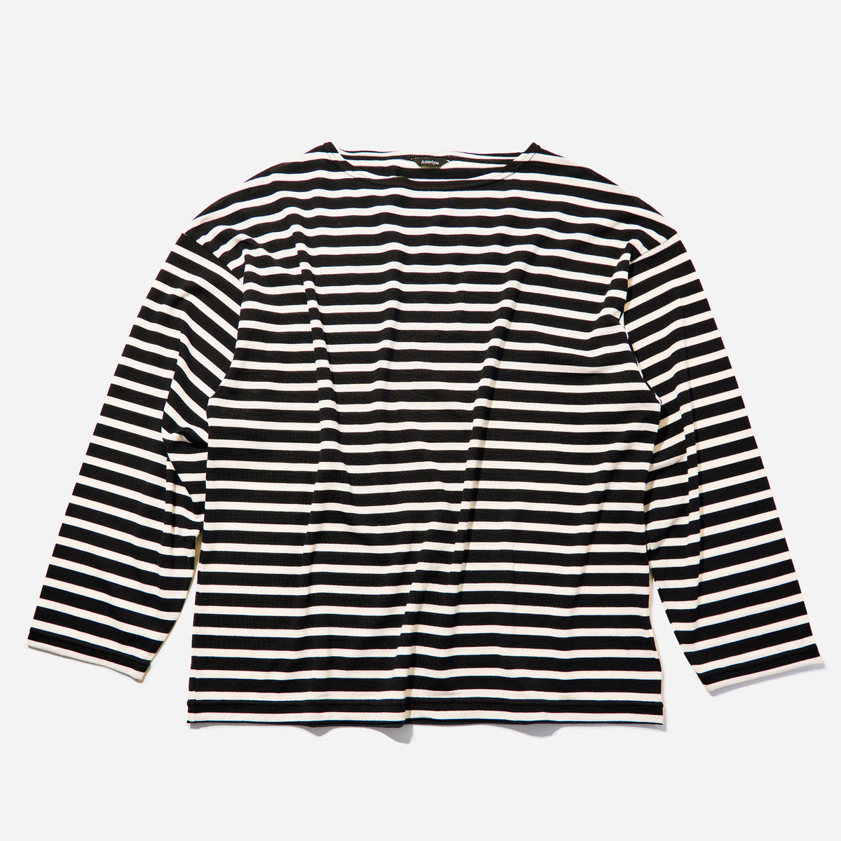 ◯Ameriyas  メリノウール100%  ボートネック長袖Tシャツ