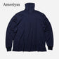 Ameriyas  メリノウール100%  タートルネック長袖Tシャツ  全2色