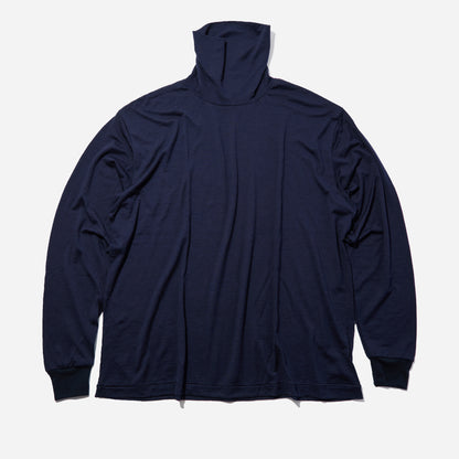 Ameriyas  メリノウール100%  タートルネック長袖Tシャツ  全2色