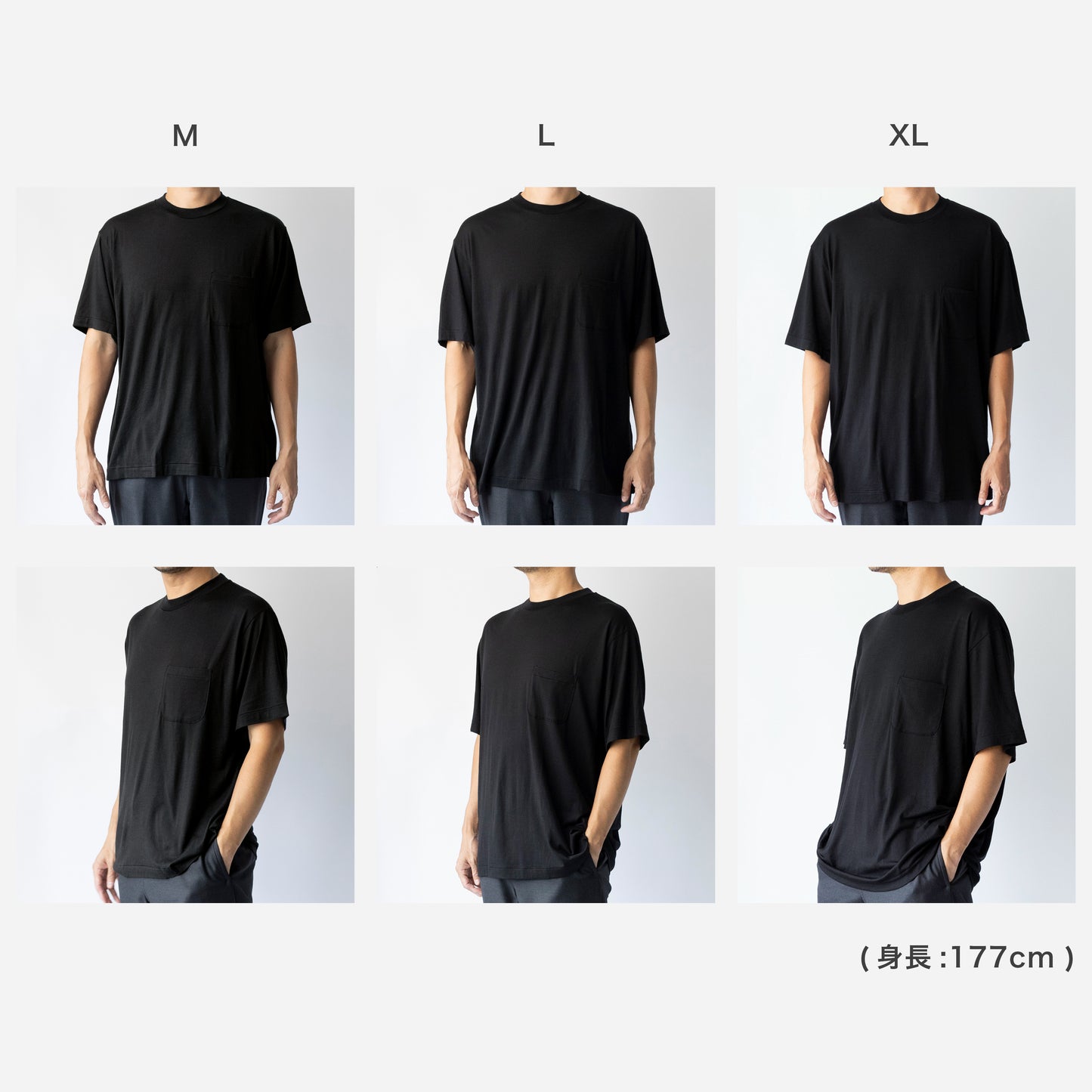 Ameriyas  メリノウール100%  クルーネック半袖Tシャツ  全2色