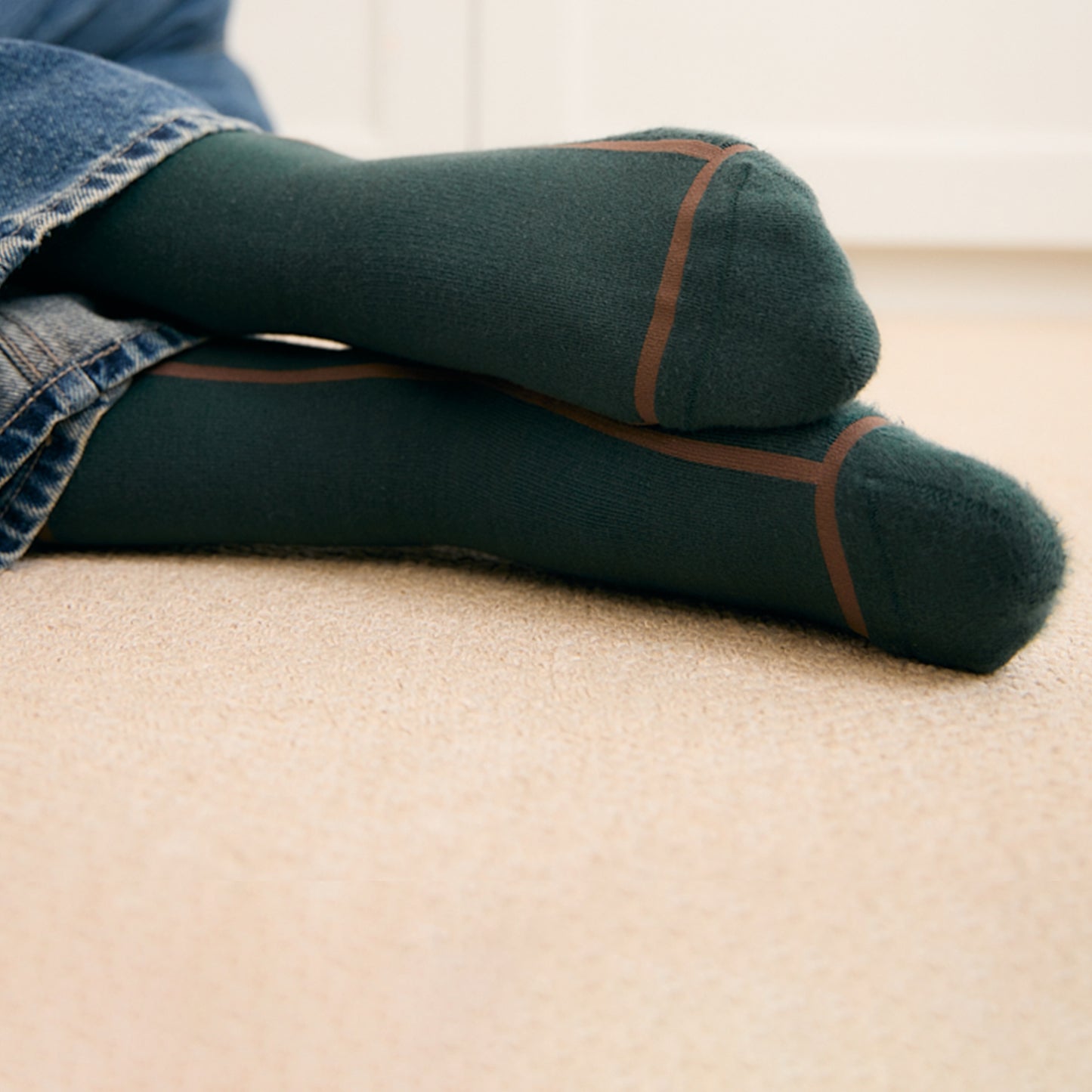 ラインソックス  3足ギフトボックス(手提げ付き)   全7色