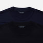 メリノウール100%  クルーネック半袖Tシャツ  全2色