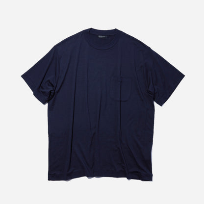 メリノウール100%  クルーネック半袖Tシャツ  全2色