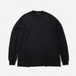 メリノウール100%  クルーネック長袖Tシャツ  全2色