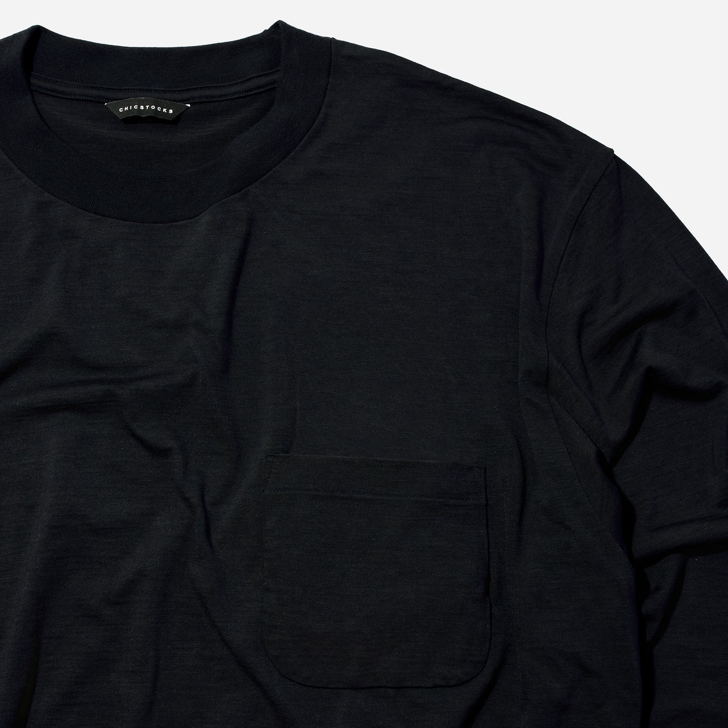 メリノウール100%  クルーネック半袖Tシャツ  全2色
