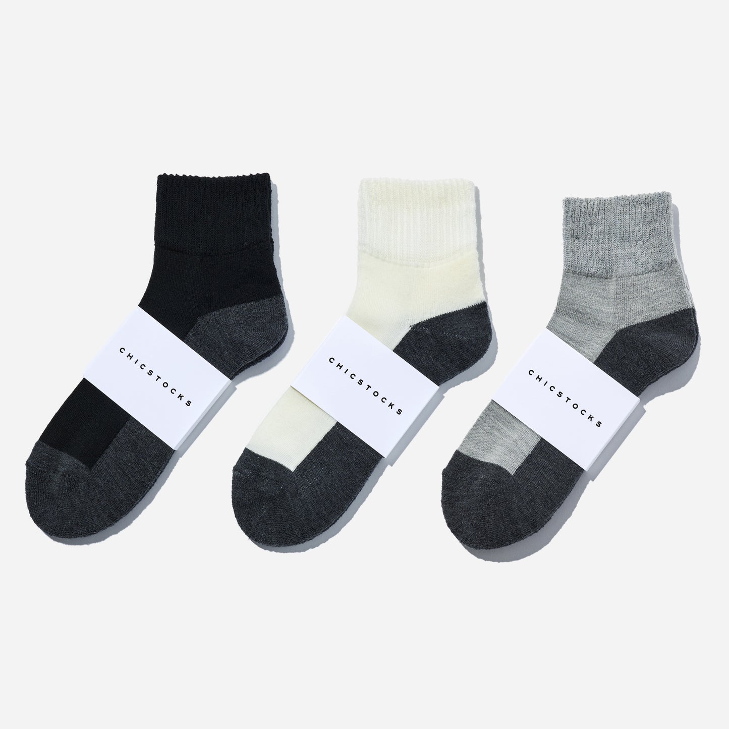 ウールアンクルソックス  全3色