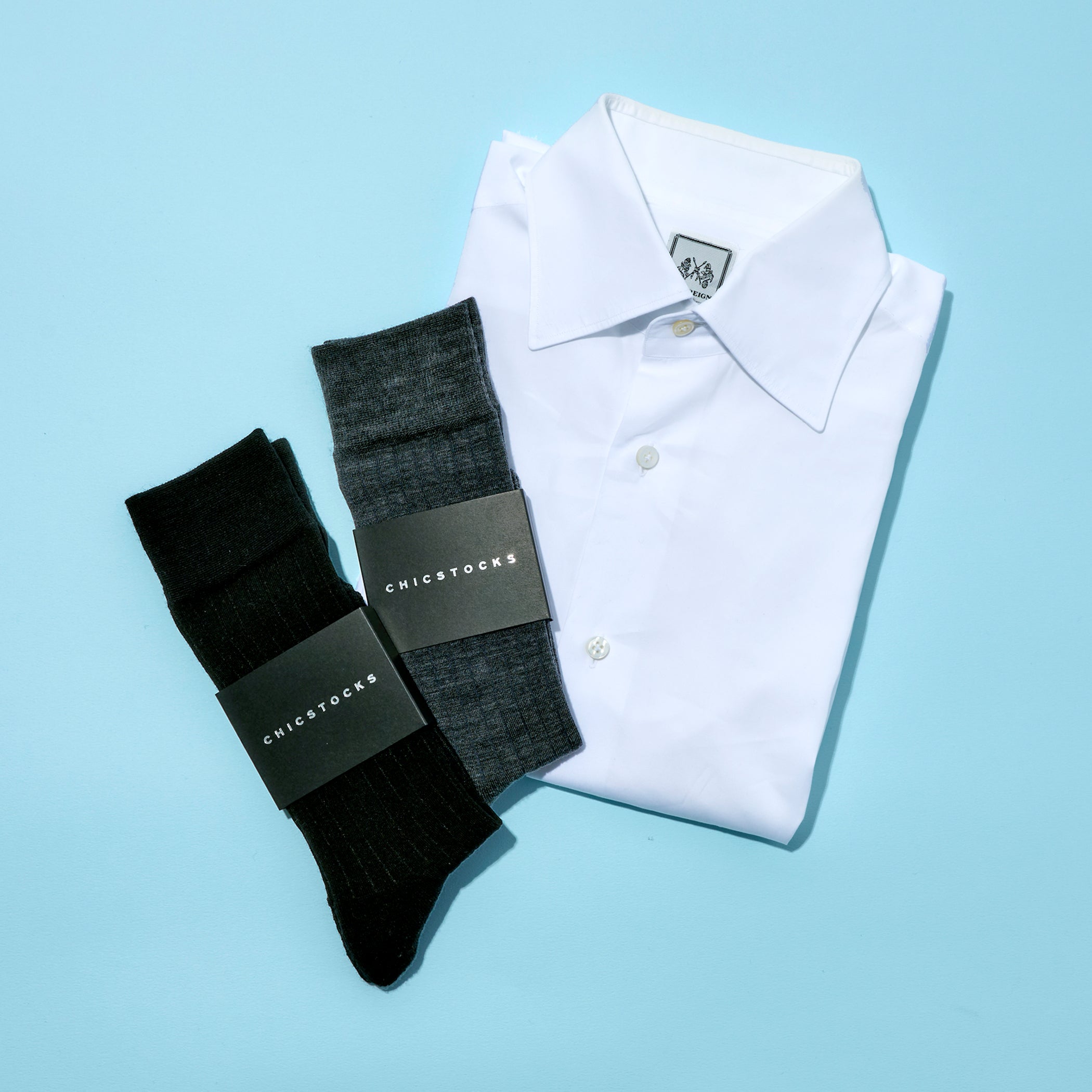 ウールドレスリブソックス 全3色 – CHICSTOCKS