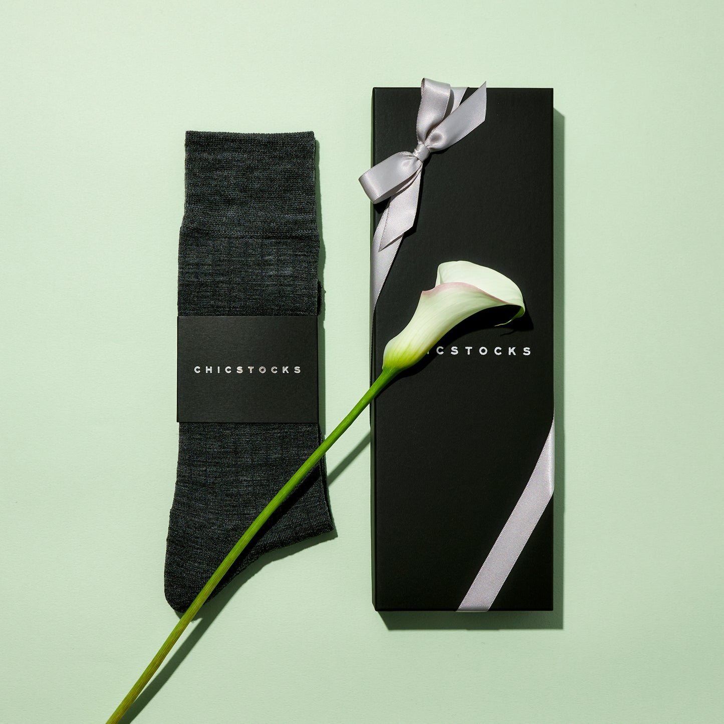 ウールドレスリブソックス  全3色