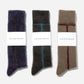 モヘヤラインソックス  全3色