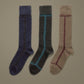 モヘヤラインソックス  全3色