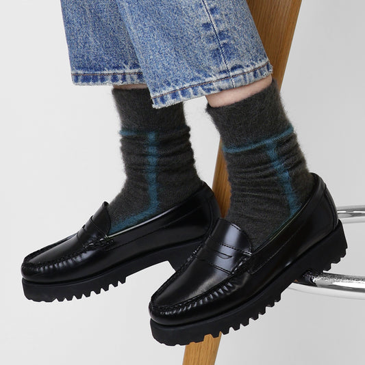 モヘヤラインソックス  全3色