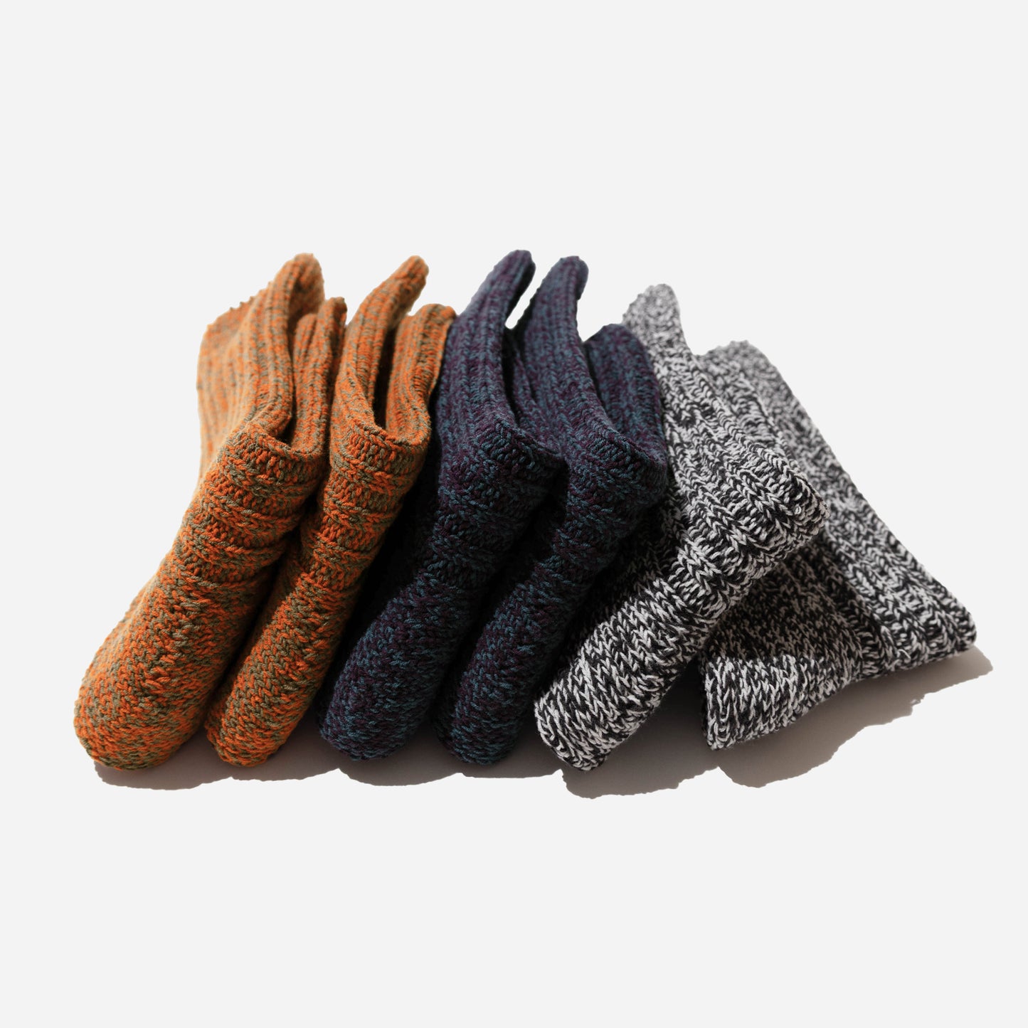 【クリスマス】  ローゲージリブソックス  1足ギフトセット  全3色