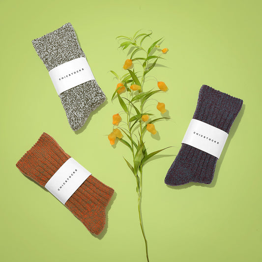 ローゲージリブソックス  全3色