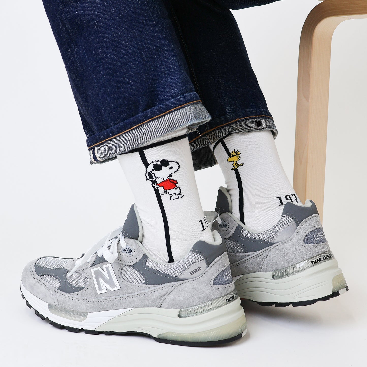SNOOPY×CHICSTOCKS  JOE COOL  全2色