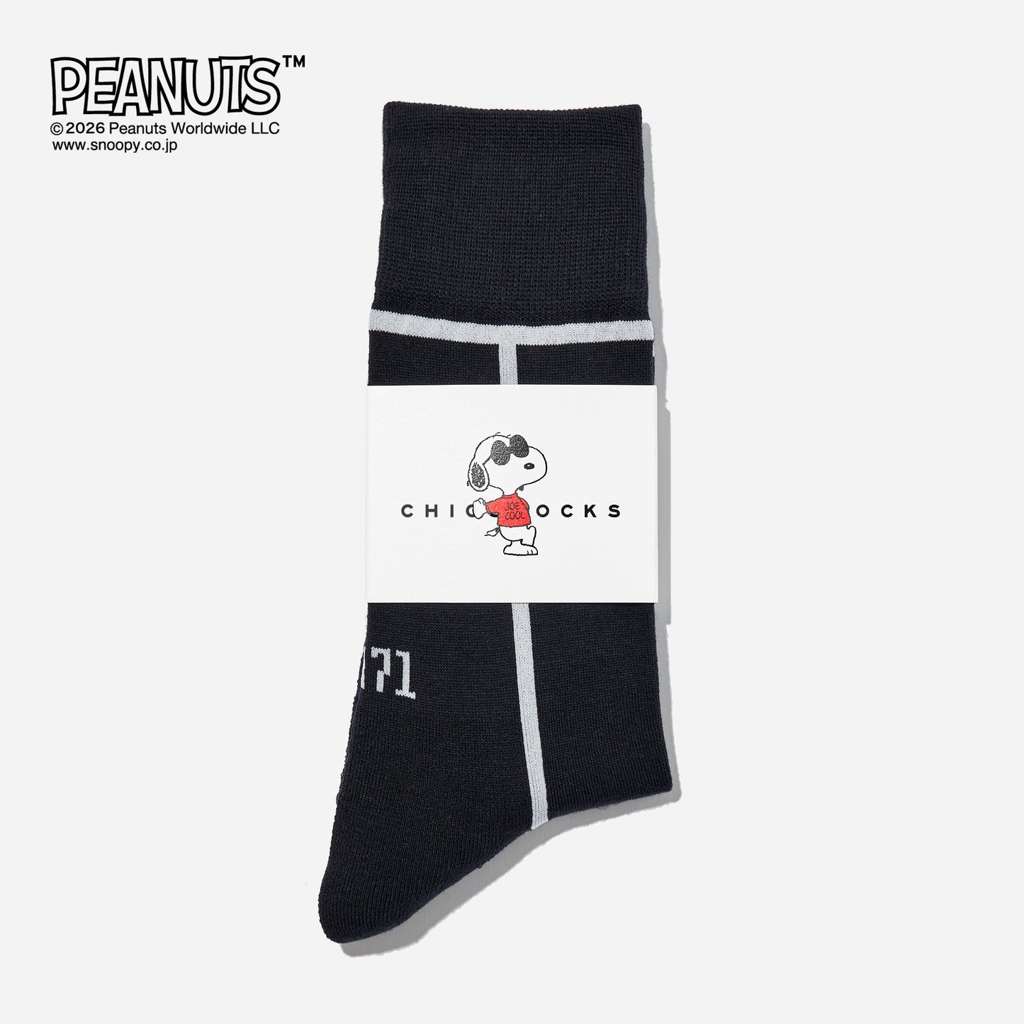 SNOOPY×CHICSTOCKS  JOE COOL  全2色