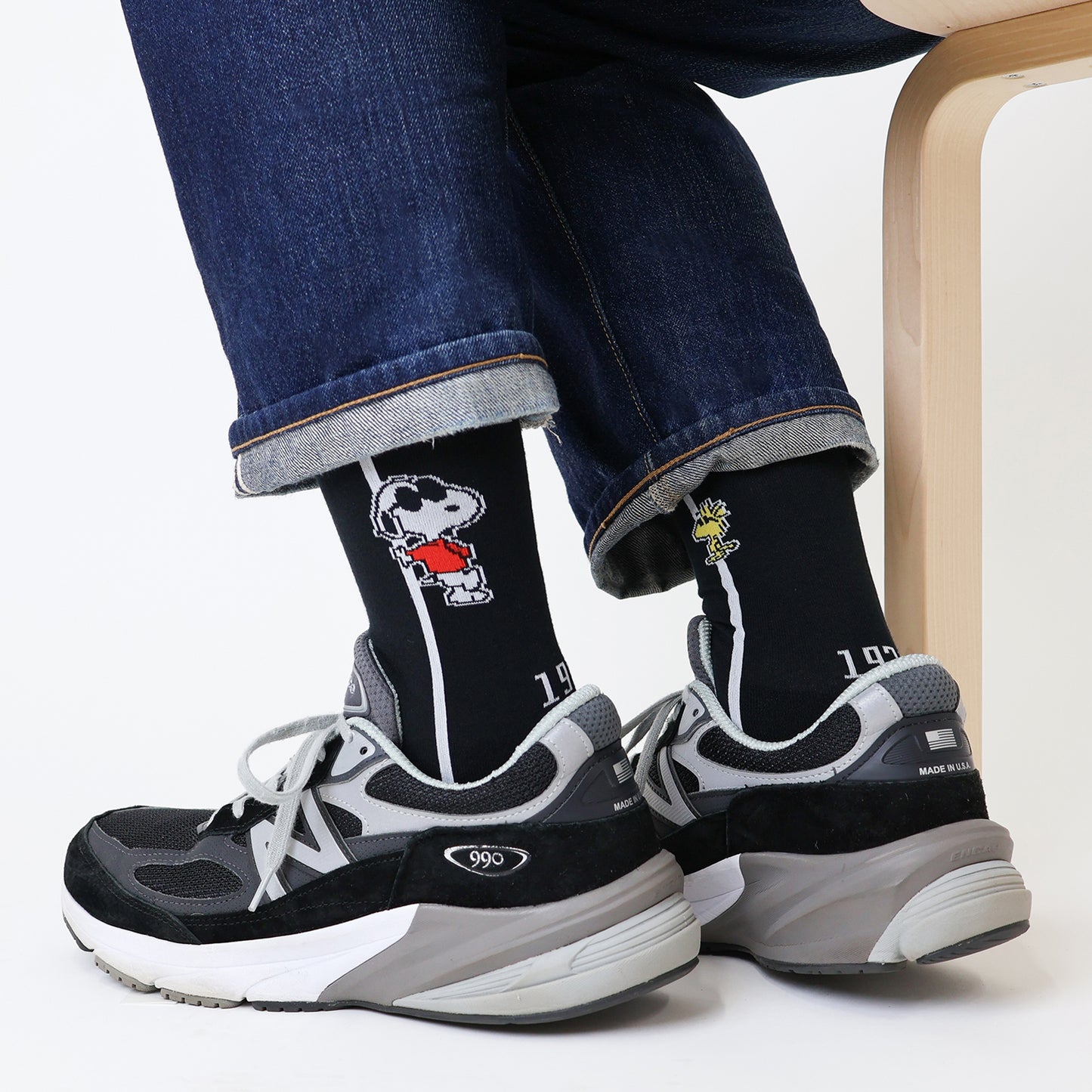 SNOOPY×CHICSTOCKS  JOE COOL  全2色