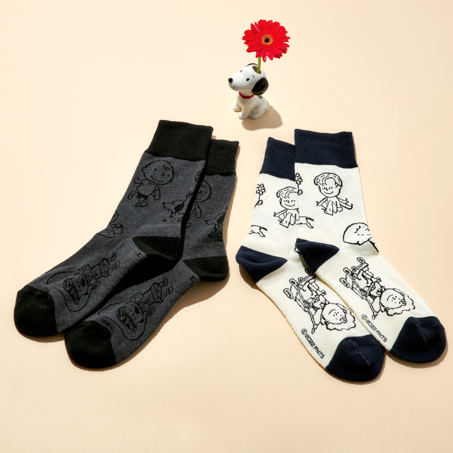 SNOOPY×CHICSTOCKS  1950s  全2色