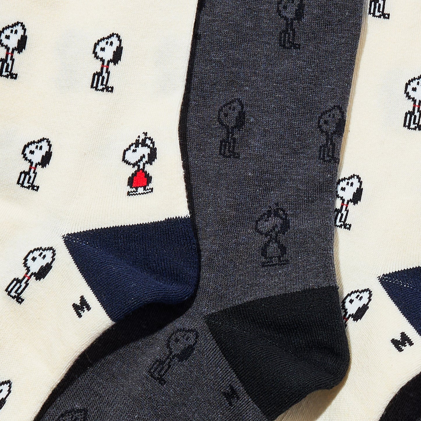 SNOOPY×CHICSTOCKS  パターン  全2色