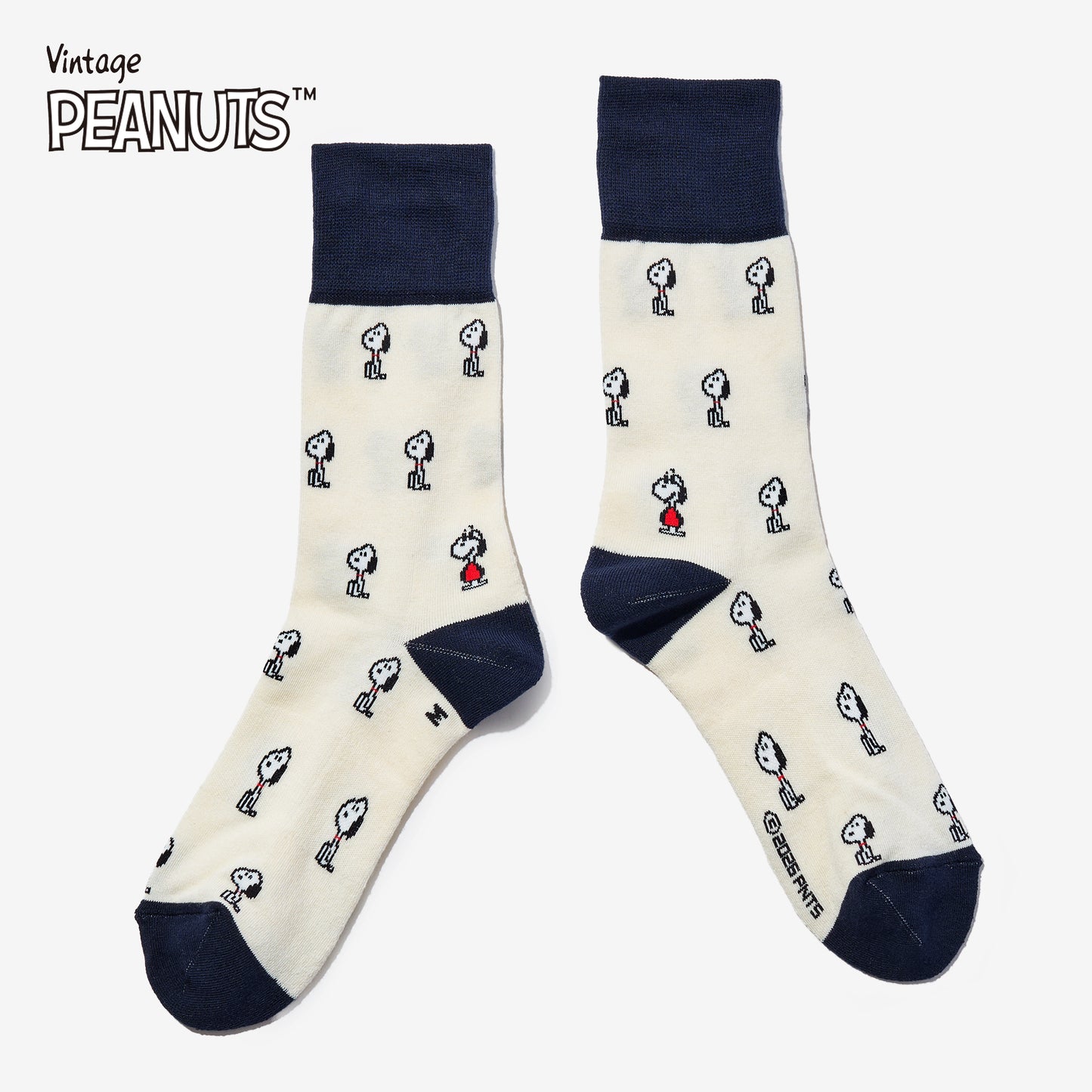 SNOOPY×CHICSTOCKS  パターン  全2色