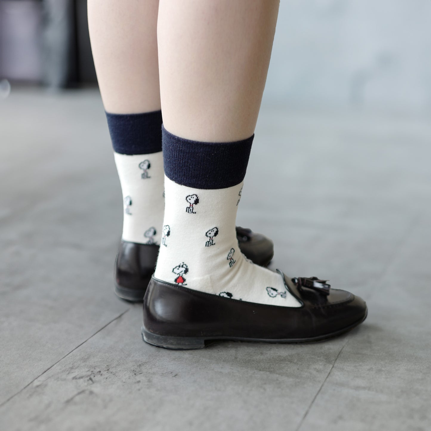 SNOOPY×CHICSTOCKS  パターン  全2色