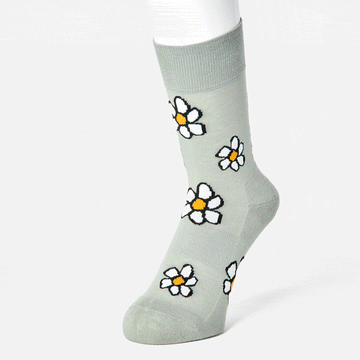 SNOOPY×CHICSTOCKS フラワー 全3色/22-24cm・24-26cm