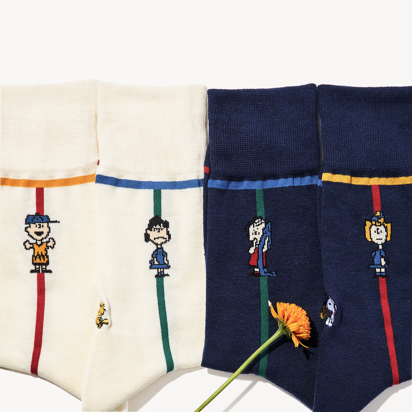 SNOOPY×CHICSTOCKS  ピーナッツギャング  全2色