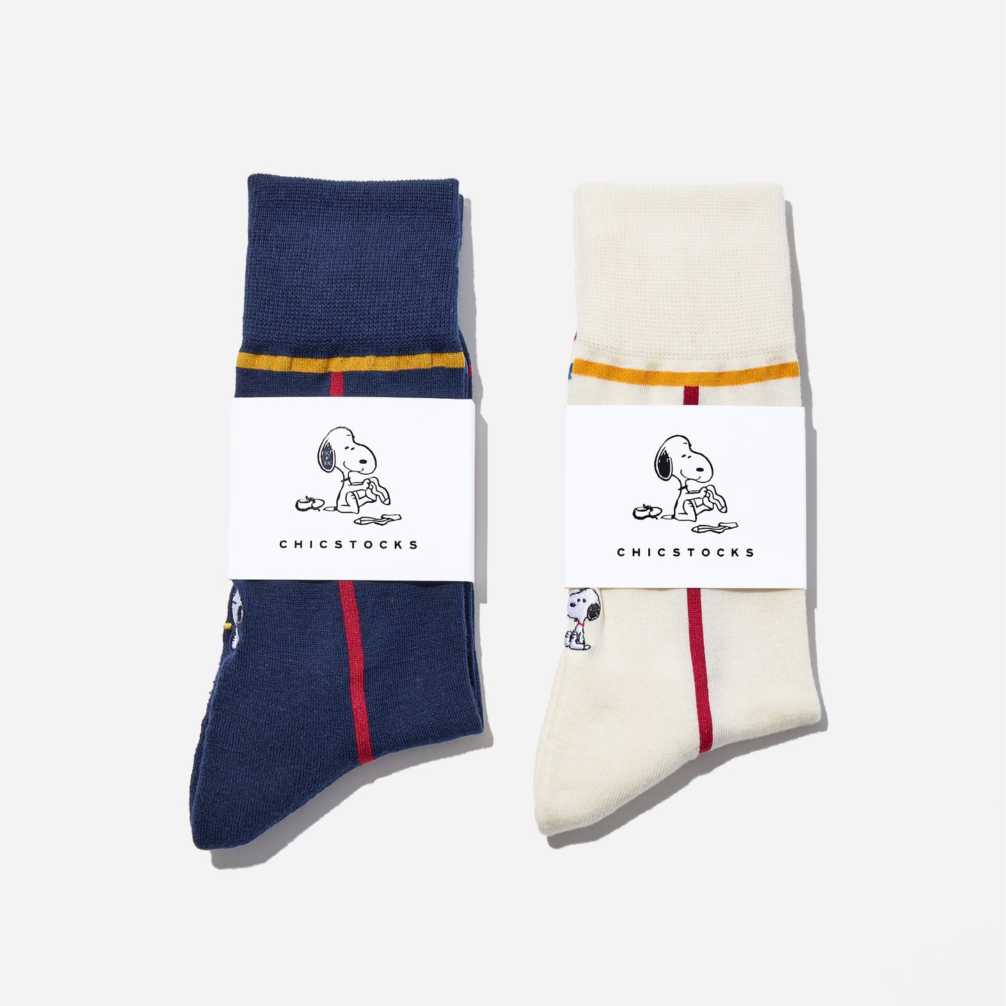 SNOOPY×CHICSTOCKS  ピーナッツギャング  全2色