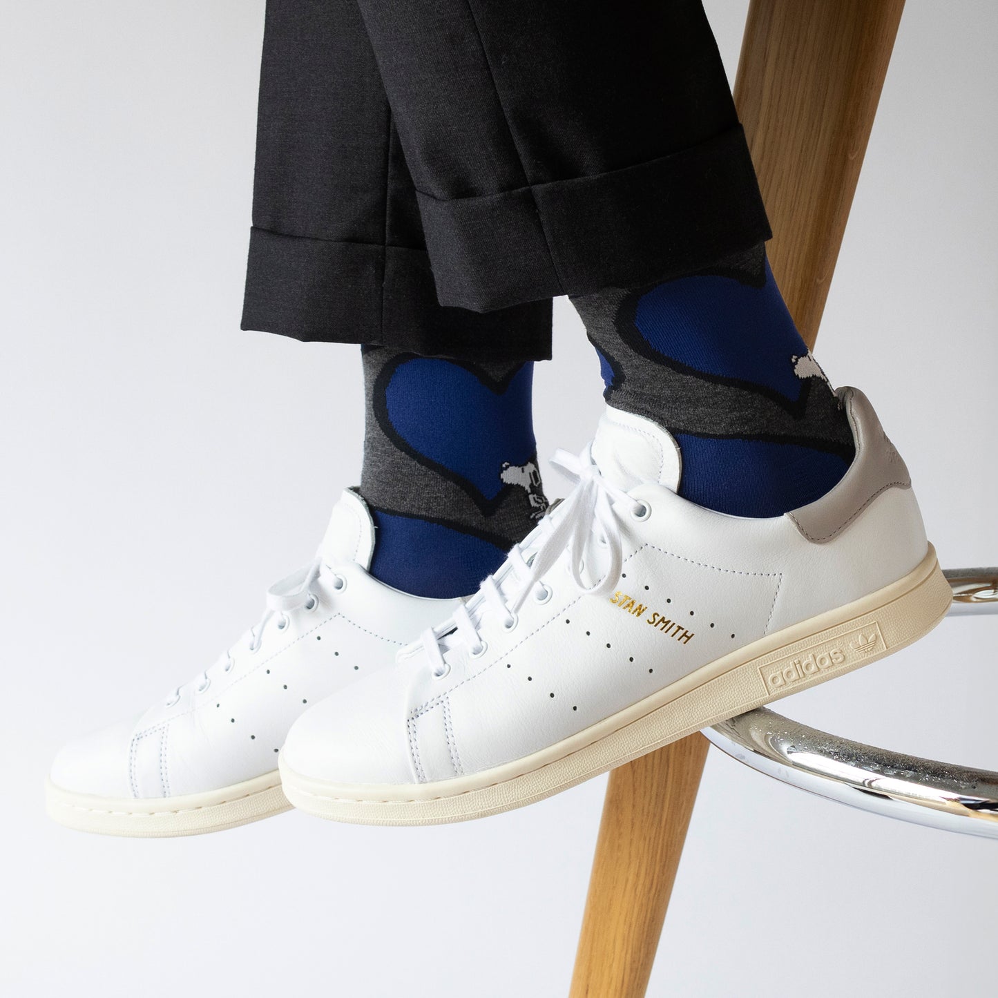 SNOOPY×CHICSTOCKS  ハート  全4色