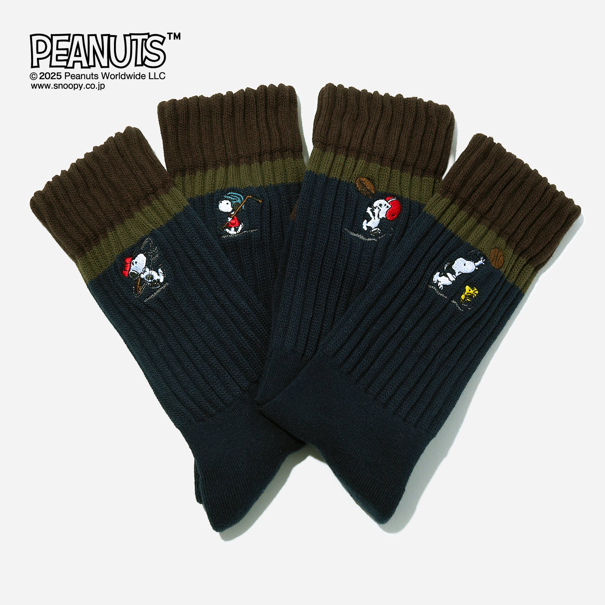 SNOOPY×CHICSTOCKS スヌーピー スポーツ 全3色 11月1日(土)発売