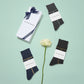 ラインソックス  3足ギフトボックス(手提げ付き)   全7色