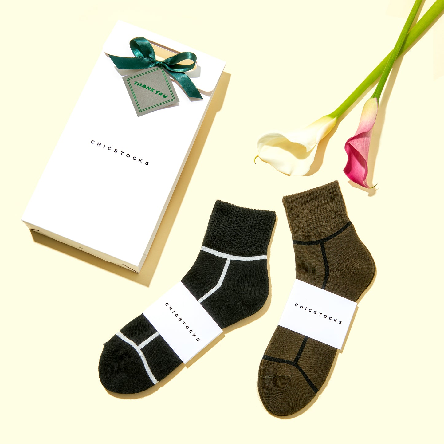 【父の日】  アンクルソックス  2足ギフトセット  全6色/24-26cm・26-28cm
