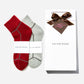 【バレンタイン】  アンクルソックス  2足ギフトセット  全7色