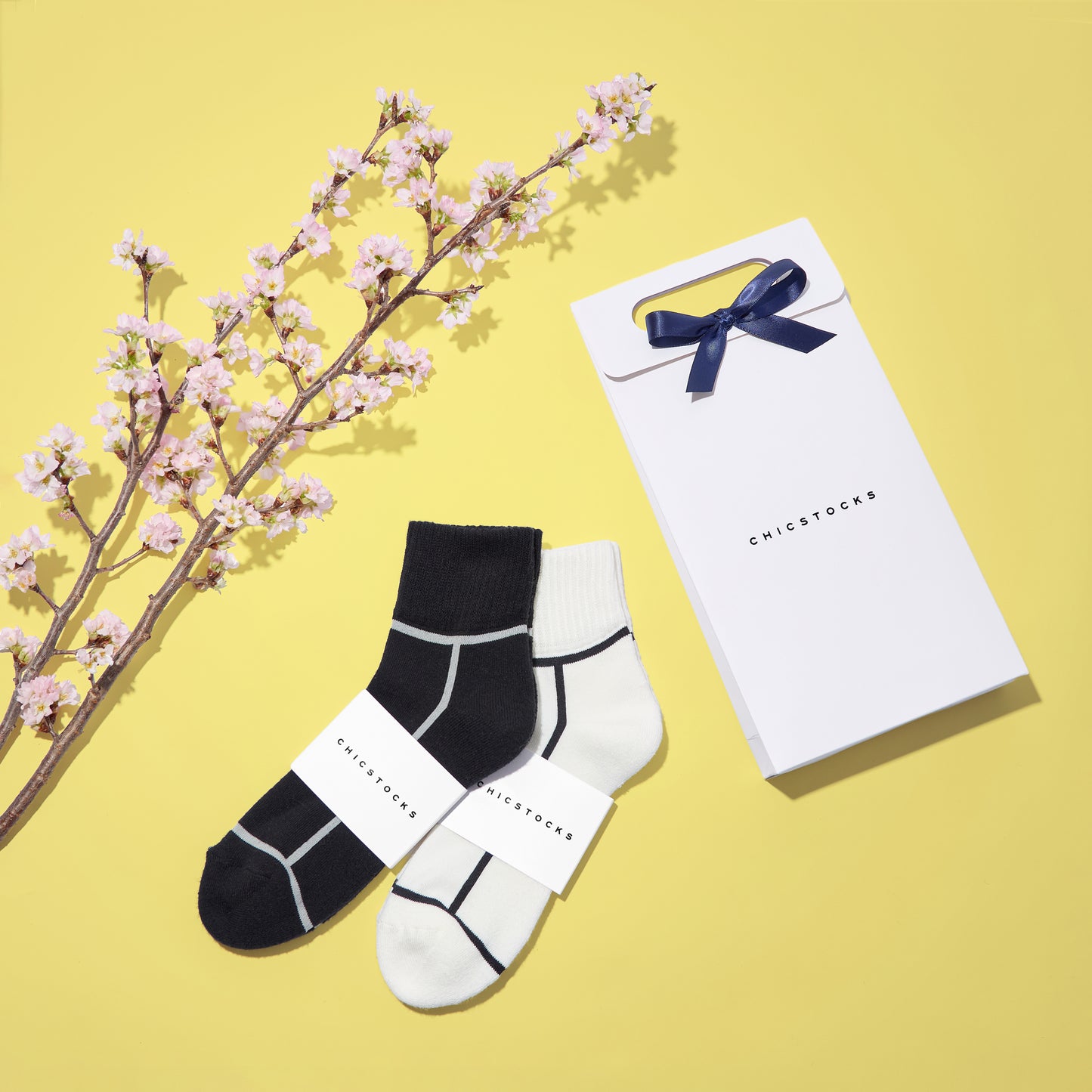 アンクルソックス  2足ギフトバッグ  全7色