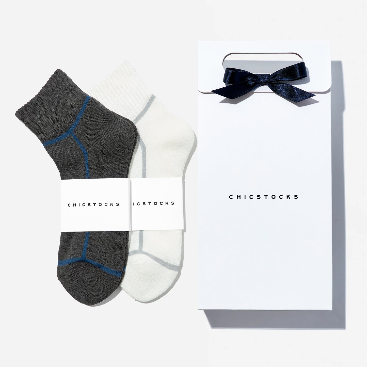 アンクルソックス  2足ギフトバッグ  全10色