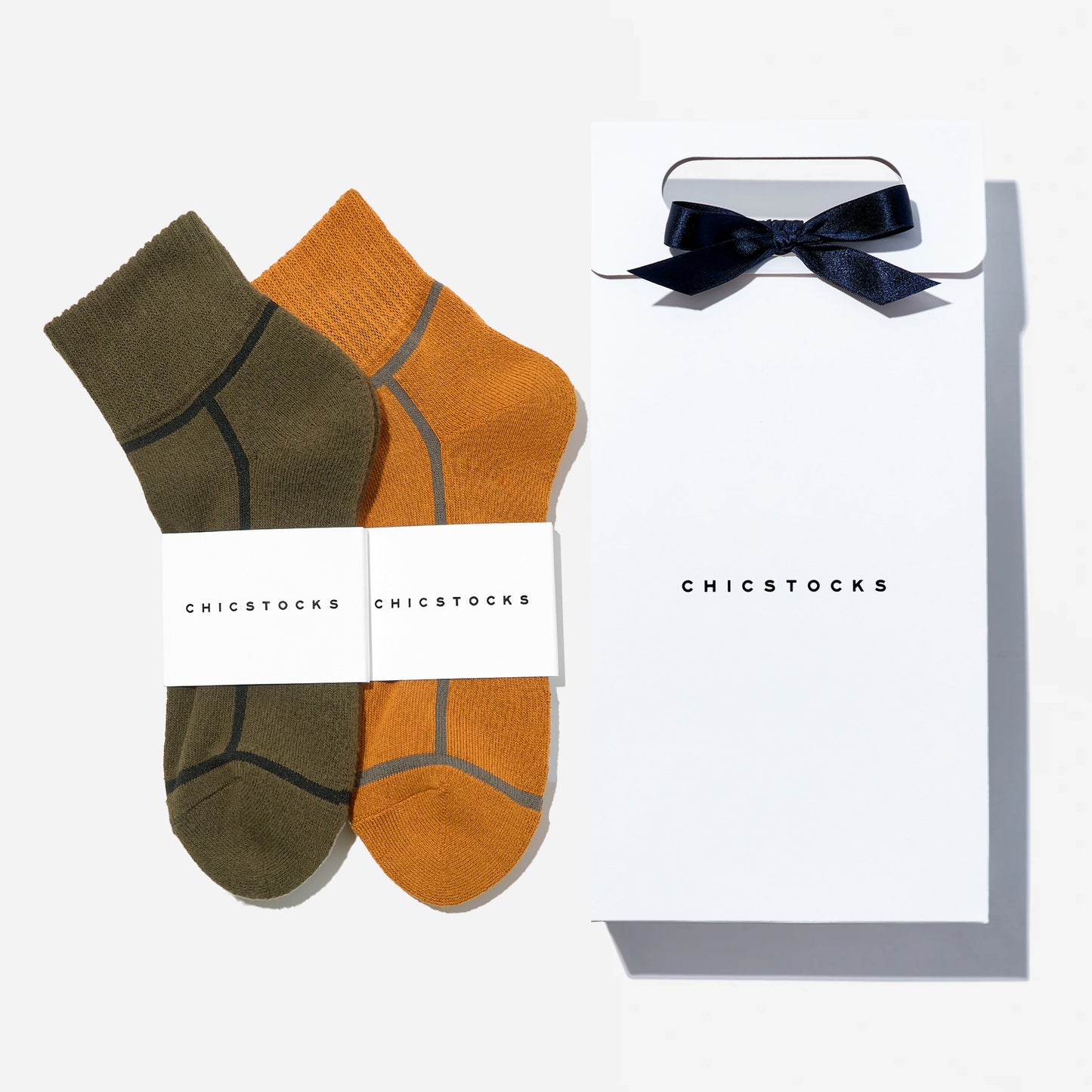 アンクルソックス  2足ギフトバッグ  全10色