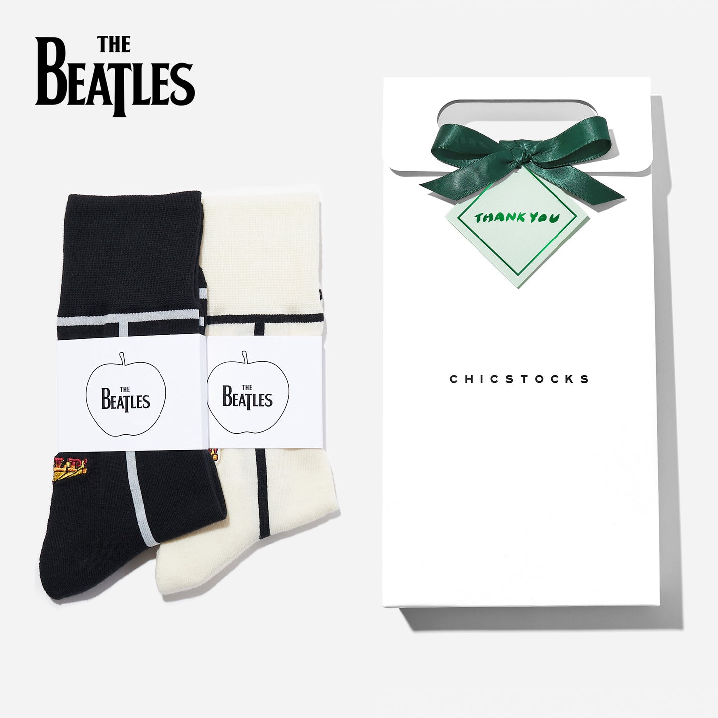 【父の日】  THE BEATLES  2足ギフトセット  全3色/24-26cm・26-28cm