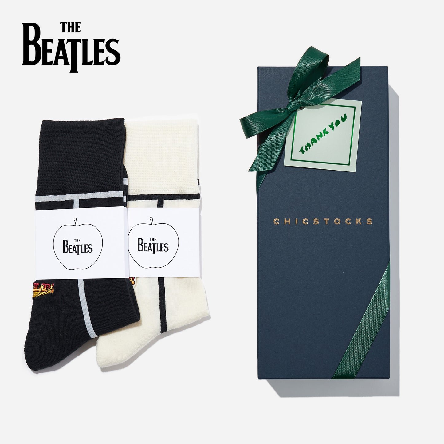 【父の日】  THE BEATLES  2足ギフトセット  全3色/24-26cm・26-28cm