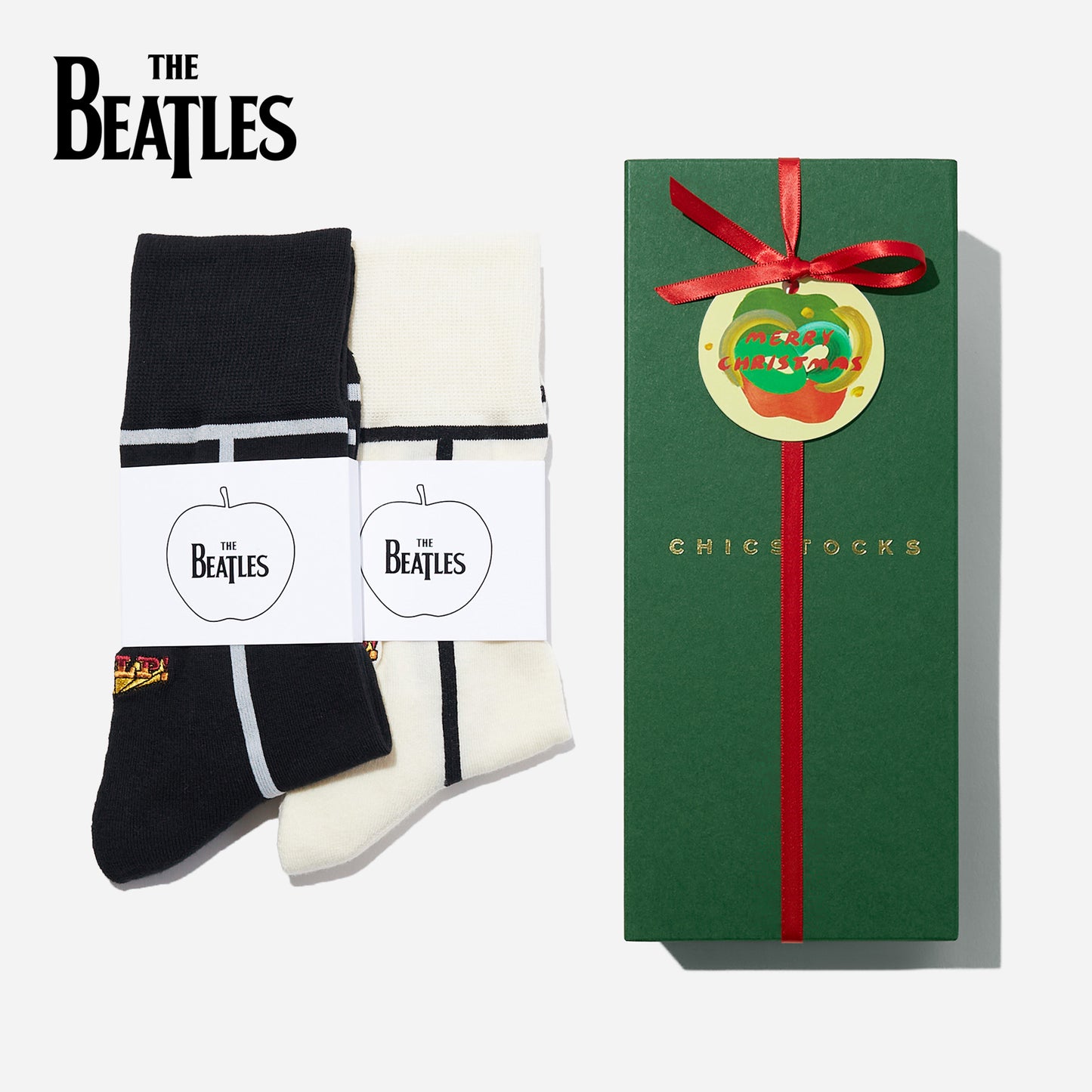 【クリスマス】  THE BEATLES HELP!  2足ギフトセット  全2色